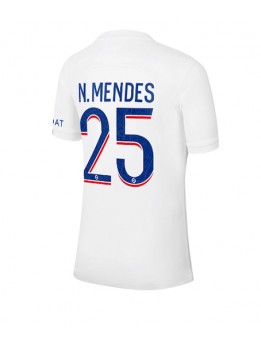 Paris Saint-Germain Nuno Mendes #25 Ausweichtrikot 2022-23 Kurzarm